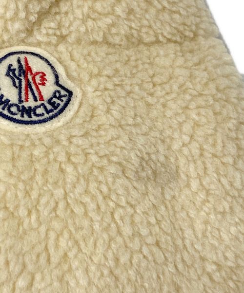 MONCLER（モンクレール）MONCLER (モンクレール) MICHON/ボアダウンジャケット アイボリー サイズ:4の古着・服飾アイテム