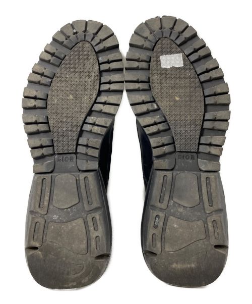 Christian Dior（クリスチャン ディオール）Christian Dior (クリスチャン ディオール) オブリークコンバットブーツ ブラック サイズ:40の古着・服飾アイテム