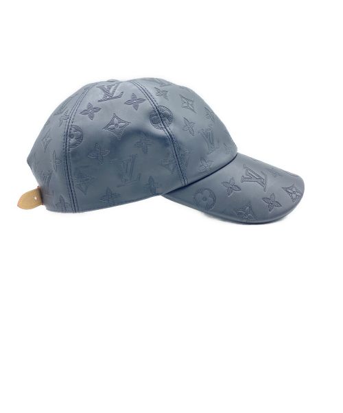 LOUIS VUITTON（ルイ ヴィトン）LOUIS VUITTON (ルイ ヴィトン) モノグラムレザーキャップ ブラック サイズ:-の古着・服飾アイテム