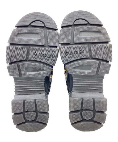 GUCCI（グッチ）GUCCI (グッチ) フラッシュトレック ブラック サイズ:6の古着・服飾アイテム