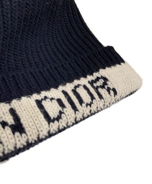Christian Dior（クリスチャン ディオール）Christian Dior (クリスチャン ディオール) ロゴビーニー ネイビー サイズ:‐の古着・服飾アイテム