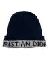 Christian Dior（クリスチャン ディオール）の古着「ロゴビーニー」｜ネイビー