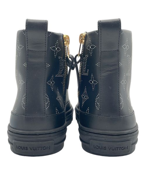 LOUIS VUITTON（ルイ ヴィトン）LOUIS VUITTON (ルイ ヴィトン) Steller Boot Monogram ブラック サイズ:36の古着・服飾アイテム