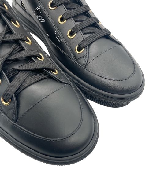 LOUIS VUITTON（ルイ ヴィトン）LOUIS VUITTON (ルイ ヴィトン) Steller Boot Monogram ブラック サイズ:36の古着・服飾アイテム