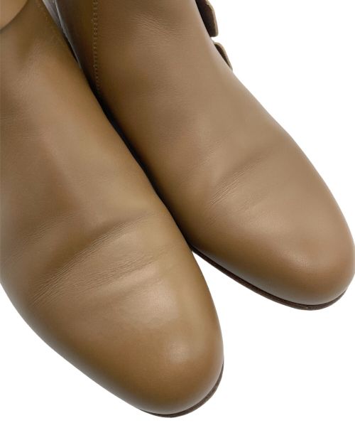 HERMES（エルメス）HERMES (エルメス) ネオ ブーツ ブラウン サイズ:37の古着・服飾アイテム