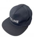CELINEセリーヌ）の古着「ロゴキャップ」｜ブラック