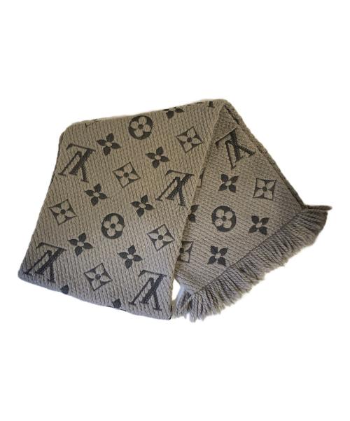 LOUIS VUITTON（ルイ ヴィトン）LOUIS VUITTON (ルイ ヴィトン) ECHARPE LOGOMANIA(エシャルプ・ロゴマニア) ベージュの古着・服飾アイテム