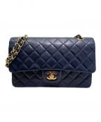 CHANELシャネル）の古着「マトラッセ25」｜ネイビー