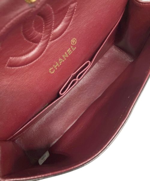 CHANEL（シャネル）CHANEL (シャネル) Wフラップチェーンショルダーバッグ ブラック サイズ:25の古着・服飾アイテム