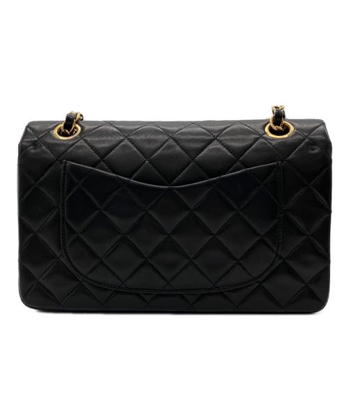 CHANEL（シャネル）CHANEL (シャネル) Wフラップチェーンショルダーバッグ ブラック サイズ:-の古着・服飾アイテム