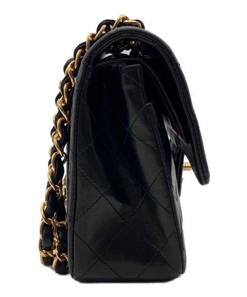 CHANEL（シャネル）CHANEL (シャネル) Wフラップチェーンショルダーバッグ ブラック サイズ:-の古着・服飾アイテム