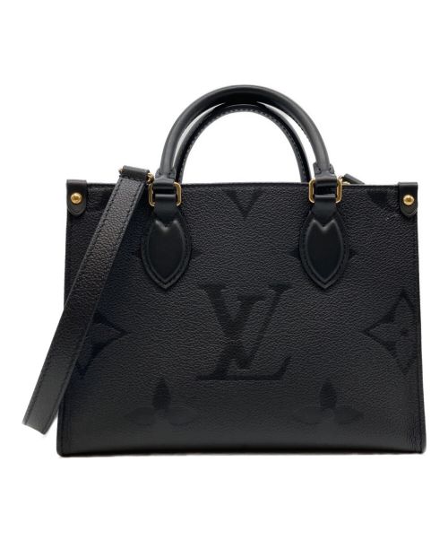 LOUIS VUITTON（ルイ ヴィトン）LOUIS VUITTON (ルイ ヴィトン) オンザゴーPM ノワール サイズ:25の古着・服飾アイテム