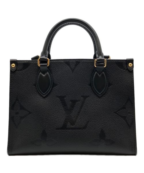 LOUIS VUITTON（ルイ ヴィトン）LOUIS VUITTON (ルイ ヴィトン) オンザゴーPM ノワール サイズ:25の古着・服飾アイテム