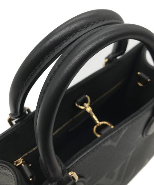 LOUIS VUITTON（ルイ ヴィトン）LOUIS VUITTON (ルイ ヴィトン) オンザゴーPM ノワール サイズ:25の古着・服飾アイテム