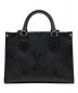 LOUIS VUITTON (ルイ ヴィトン) オンザゴーPM ノワール サイズ:25：398000円
