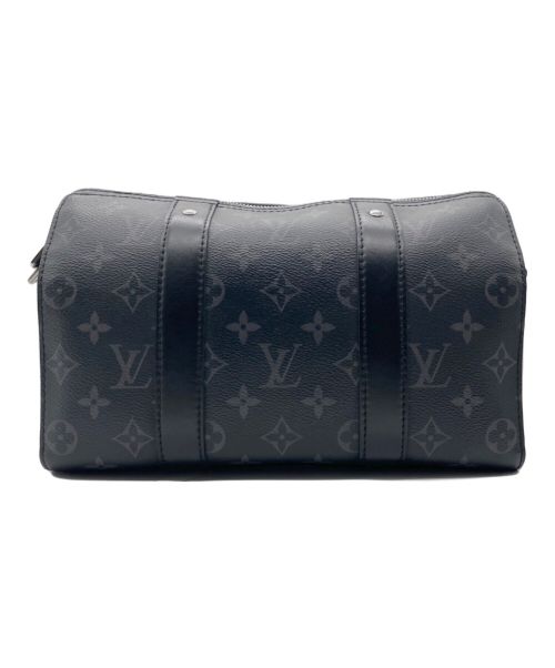 LOUIS VUITTON（ルイ ヴィトン）LOUIS VUITTON (ルイ ヴィトン) モノグラムエクリプス シティキーポル/2WAYショルダーバッグ ブラック×シルバーの古着・服飾アイテム