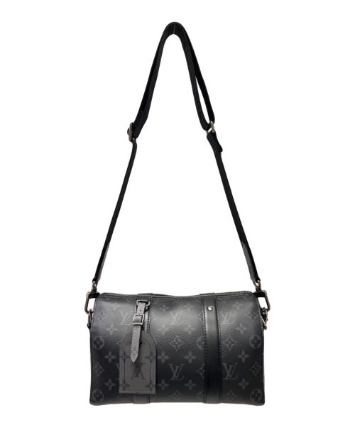 LOUIS VUITTON（ルイ ヴィトン）LOUIS VUITTON (ルイ ヴィトン) モノグラムエクリプス シティキーポル/2WAYショルダーバッグ ブラック×シルバーの古着・服飾アイテム