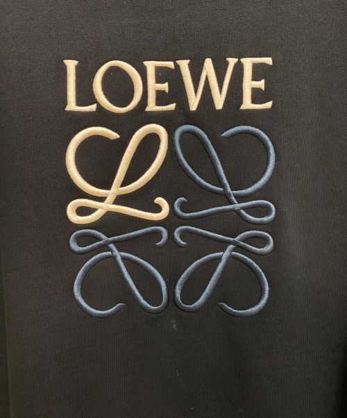 LOEWE（ロエベ）LOEWE (ロエベ) アナグラムロゴスウェット ブラック サイズ:XLの古着・服飾アイテム