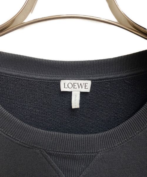 LOEWE（ロエベ）LOEWE (ロエベ) アナグラムロゴスウェット ブラック サイズ:XLの古着・服飾アイテム