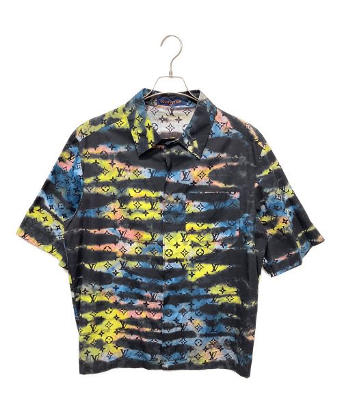LOUIS VUITTON（ルイ ヴィトン）LOUIS VUITTON (ルイ ヴィトン) ナイロンシャツ ブラック×イエロー サイズ:Mの古着・服飾アイテム