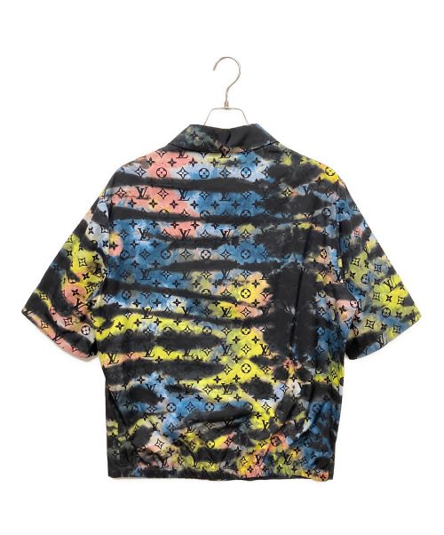 LOUIS VUITTON（ルイ ヴィトン）LOUIS VUITTON (ルイ ヴィトン) ナイロンシャツ ブラック×イエロー サイズ:Mの古着・服飾アイテム