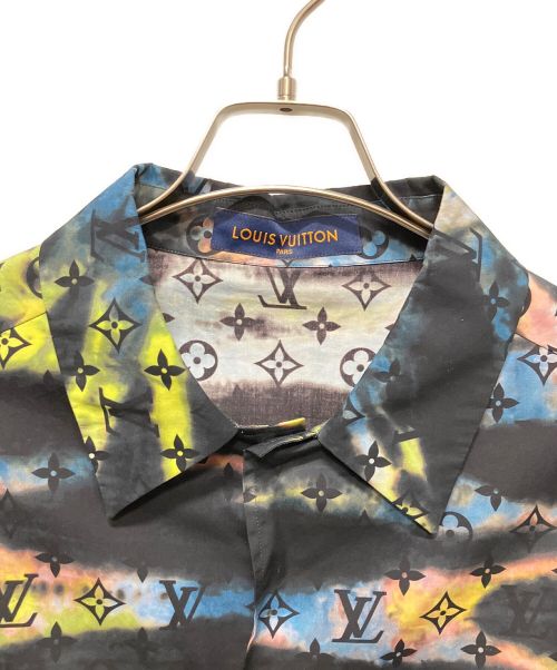 LOUIS VUITTON（ルイ ヴィトン）LOUIS VUITTON (ルイ ヴィトン) ナイロンシャツ ブラック×イエロー サイズ:Mの古着・服飾アイテム
