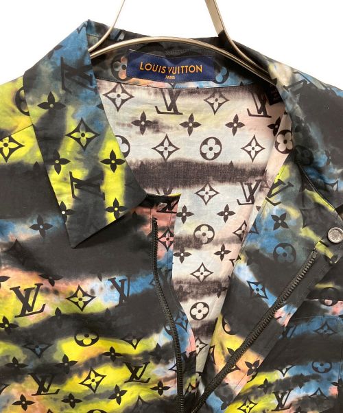LOUIS VUITTON（ルイ ヴィトン）LOUIS VUITTON (ルイ ヴィトン) ナイロンシャツ ブラック×イエロー サイズ:Mの古着・服飾アイテム
