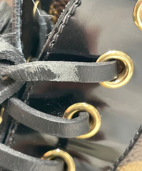 LOUIS VUITTON（ルイ ヴィトン）LOUIS VUITTON (ルイ ヴィトン) スタートレイルレインアンクルブーツ ブラウン×ブラック サイズ:37の古着・服飾アイテム