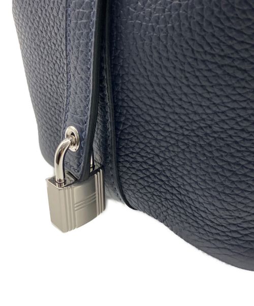 HERMES（エルメス）HERMES (エルメス) ピコタンロックPM/ハンドバッグ ブルーニュイ サイズ:PMの古着・服飾アイテム