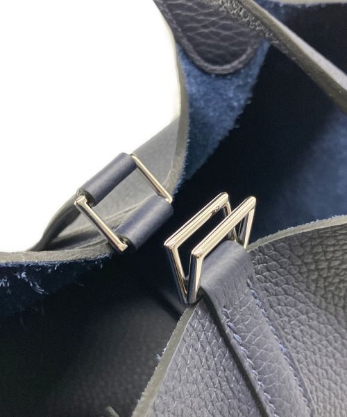 HERMES（エルメス）HERMES (エルメス) ピコタンロックPM/ハンドバッグ ブルーニュイ サイズ:PMの古着・服飾アイテム