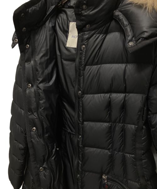 MONCLER（モンクレール）MONCLER (モンクレール) HERMIFUR/ダウンコート ブラック サイズ:1の古着・服飾アイテム