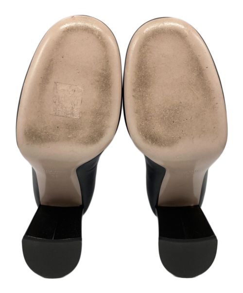 MIU MIU（ミュウミュウ）MIU MIU (ミュウミュウ) レースアップブーツ ブラック サイズ:35の古着・服飾アイテム