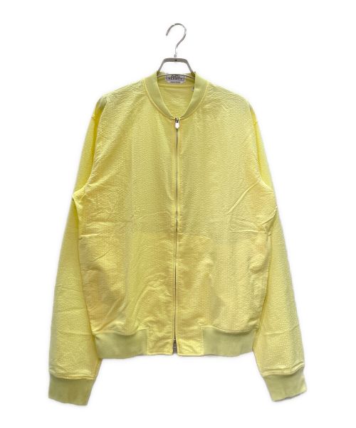 HERMES（エルメス）HERMES (エルメス) シアサッカー ジップアップ ブルゾン イエロー サイズ:39 未使用品の古着・服飾アイテム