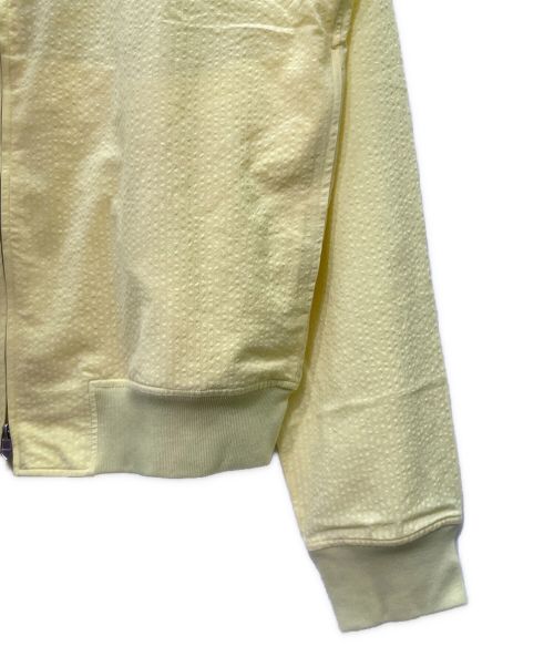 HERMES（エルメス）HERMES (エルメス) シアサッカー ジップアップ ブルゾン イエロー サイズ:39 未使用品の古着・服飾アイテム
