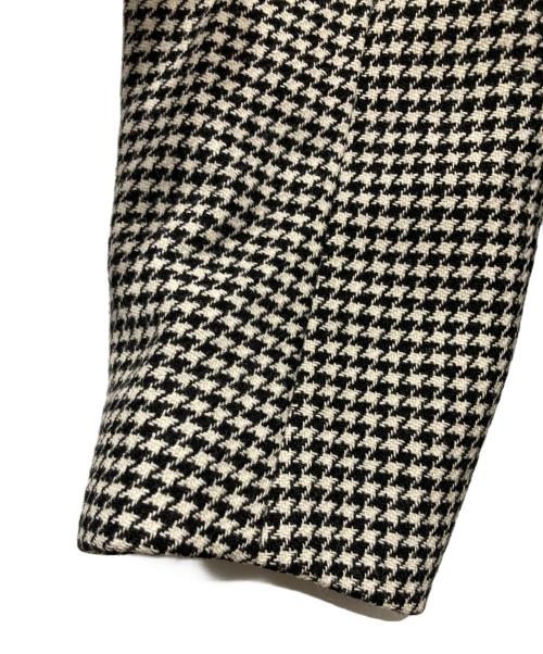 TOM FORD（トムフォード）TOM FORD (トムフォード) チェスターコート ホワイト×ブラック サイズ:44の古着・服飾アイテム