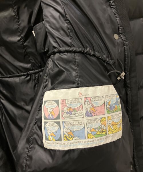 MONCLER（モンクレール）MONCLER (モンクレール) HERMINE/ダウンコート ブラック サイズ:3の古着・服飾アイテム