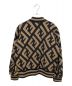 FENDI (フェンディ) FFロゴニットジャケット ブラウン サイズ:44：130000円