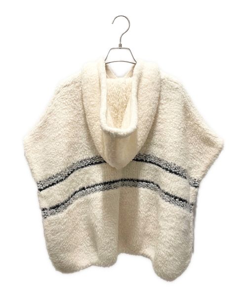 Christian Dior（クリスチャン ディオール）Christian Dior (クリスチャン ディオール) ロゴニットポンチョ アイボリー サイズ:Sの古着・服飾アイテム