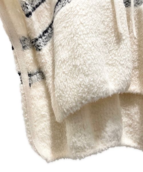 Christian Dior（クリスチャン ディオール）Christian Dior (クリスチャン ディオール) ロゴニットポンチョ アイボリー サイズ:Sの古着・服飾アイテム