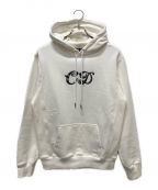 Christian Dior×KENNY SCHARFクリスチャン ディオール×ケニー・シャーフ）の古着「CDロゴパーカー」｜ホワイト