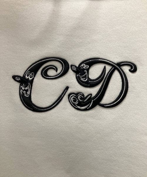 Christian Dior（クリスチャン ディオール）Christian Dior (クリスチャン ディオール) KENNY SCHARF (ケニーシャーフ) CDロゴパーカー ホワイト サイズ:XSの古着・服飾アイテム