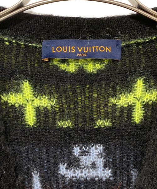 LOUIS VUITTON（ルイ ヴィトン）LOUIS VUITTON (ルイ ヴィトン) モノグラムモヘアカーディガン マルチカラー サイズ:Lの古着・服飾アイテム