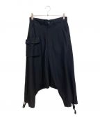REGULATION Yohji Yamamotoレギュレーションヨウジヤマモト）の古着「サルエルカーゴパンツ」｜ブラック