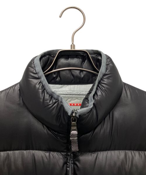 PRADA（プラダ）PRADA (プラダ) プレートロゴダウンジャケット ブラック サイズ:50の古着・服飾アイテム