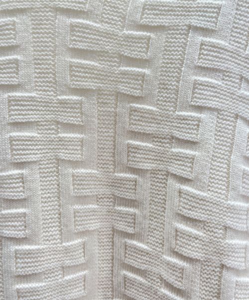 HERMES（エルメス）HERMES (エルメス) 100% wool crew neck knit ベージュ サイズ:36 未使用品の古着・服飾アイテム