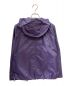 PRADA (プラダ) プレート ロゴ ナイロン ジップアップ パーカー パープル サイズ:40：60000円