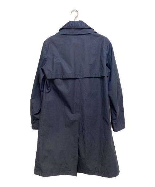 Dior（ディオール）Dior (ディオール) 裏地オブリーク柄コート ネイビー サイズ:44の古着・服飾アイテム