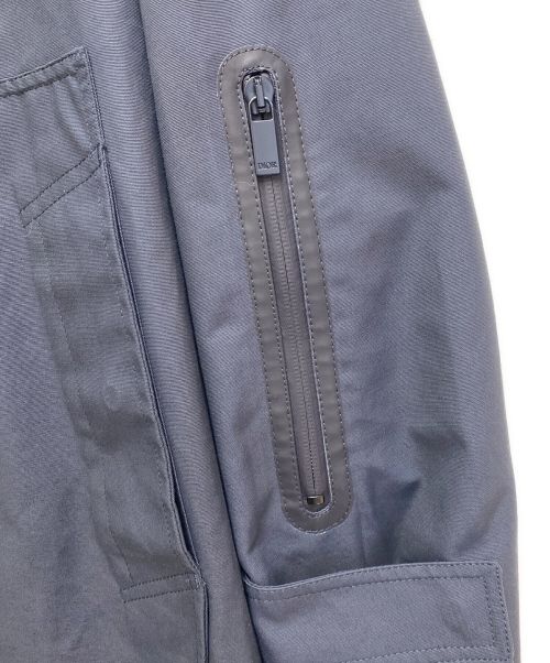 Dior（ディオール）Dior (ディオール) 裏地オブリーク柄コート ネイビー サイズ:44の古着・服飾アイテム