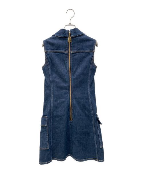 LOUIS VUITTON（ルイ ヴィトン）LOUIS VUITTON (ルイ ヴィトン) Sleeveless Denim Dress インディゴ サイズ:34の古着・服飾アイテム