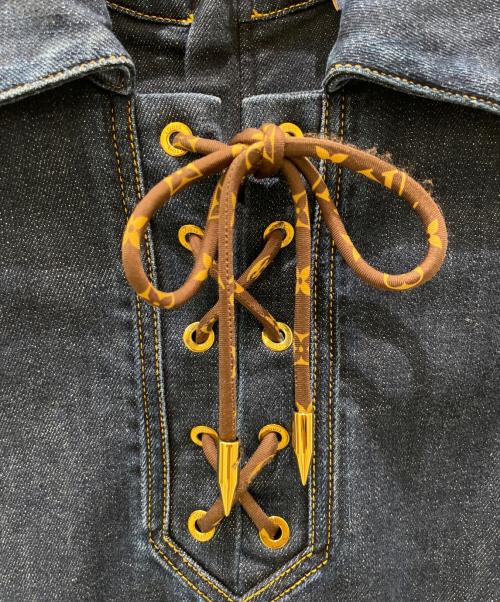 LOUIS VUITTON（ルイ ヴィトン）LOUIS VUITTON (ルイ ヴィトン) Sleeveless Denim Dress インディゴ サイズ:34の古着・服飾アイテム